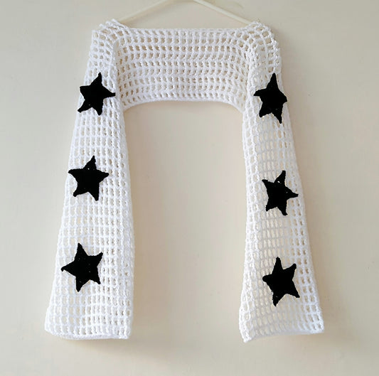 Star Bolero Shrug(Mesh Sleeves)