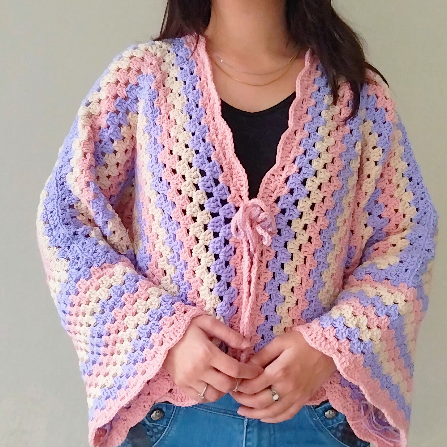 Granny Square  Crochet Cardigan