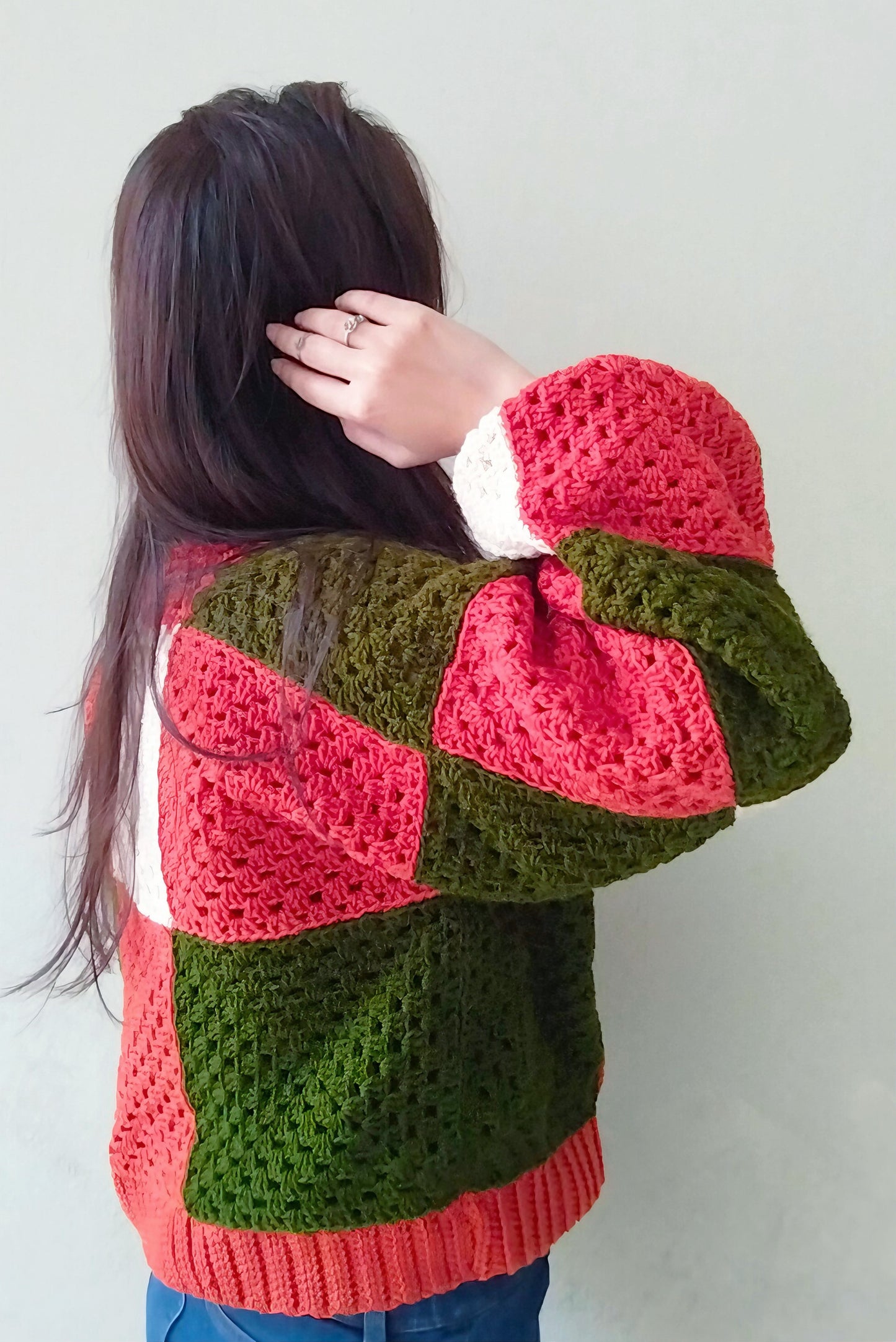 Granny Square Autumn Bliss Sweater